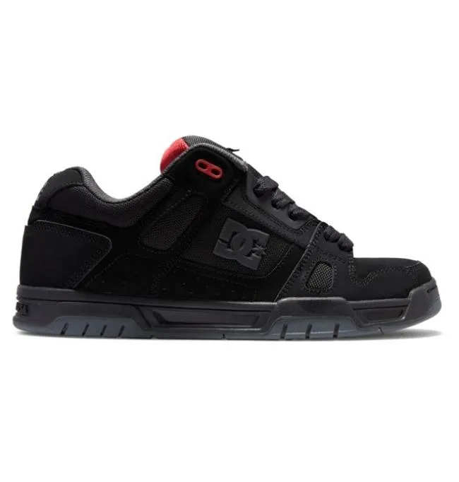 Men Sneakers DC Men039s Stag Shoes BlackGreyRed