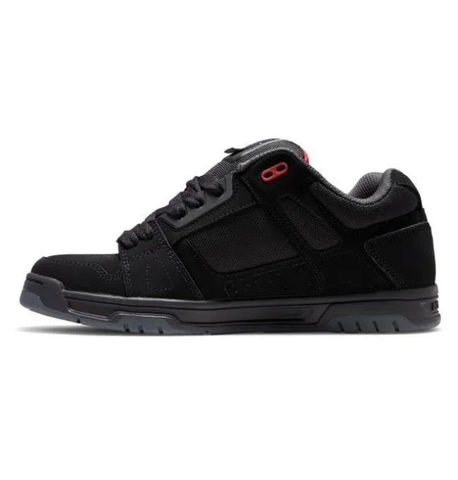 Men Sneakers DC Men039s Stag Shoes BlackGreyRed Men Sneakers DC Men039s Stag Shoes BlackGreyRed