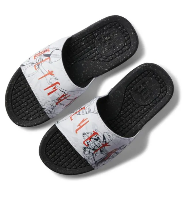 Men Sneakers DC Men039s Star Warstrade DC Bolsa Basic Sandal BlackWhiteOrange Men Sneakers DC Men039s Star Warstrade DC Bolsa Basic Sandal BlackWhiteOrange