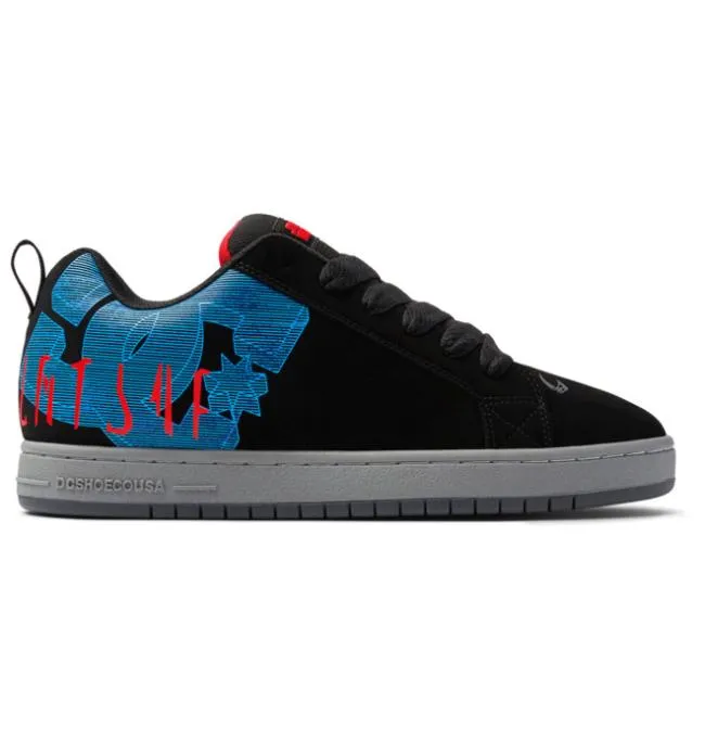 Men Sneakers DC Men039s Star Warstrade DC Court Graffik Shoe BlackGrey