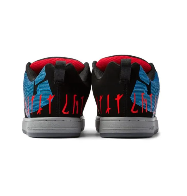 Men Sneakers DC Men039s Star Warstrade DC Court Graffik Shoe BlackGrey Men Sneakers DC Men039s Star Warstrade DC Court Graffik Shoe BlackGrey