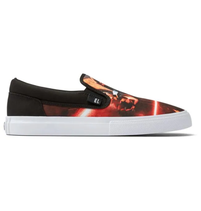 Men Sneakers DC Men039s Star Warstrade DC Manual SlipOn Shoes BlackRed