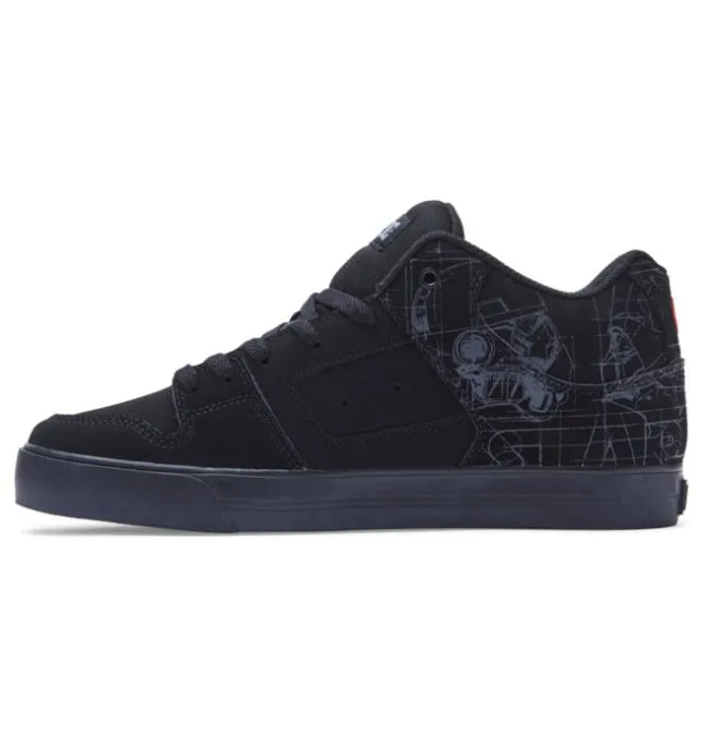 Men Sneakers DC Men039s Star Warstrade DC Shoes Pure MID MidTop Shoes BlackRed Men Sneakers DC Men039s Star Warstrade DC Shoes Pure MID MidTop Shoes BlackRed