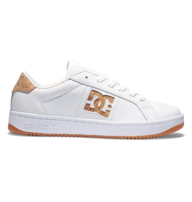 Men Sneakers DC Men039s Striker Waste Shoes WhiteWhiteBrown