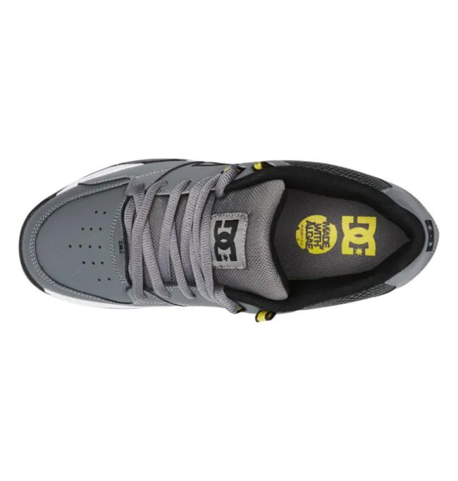 Men Sneakers DC Men039s Versatile Shoes GreyYellow Men Sneakers DC Men039s Versatile Shoes GreyYellow