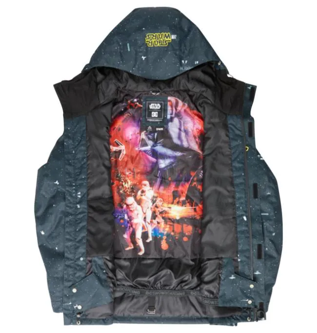 Men Snowboard Jackets DC Men039s Star Warstrade X DC Defy Insulated Snowboard Jacket BlackYellow Men Snowboard Jackets DC Men039s Star Warstrade X DC Defy Insulated Snowboard Jacket BlackYellow