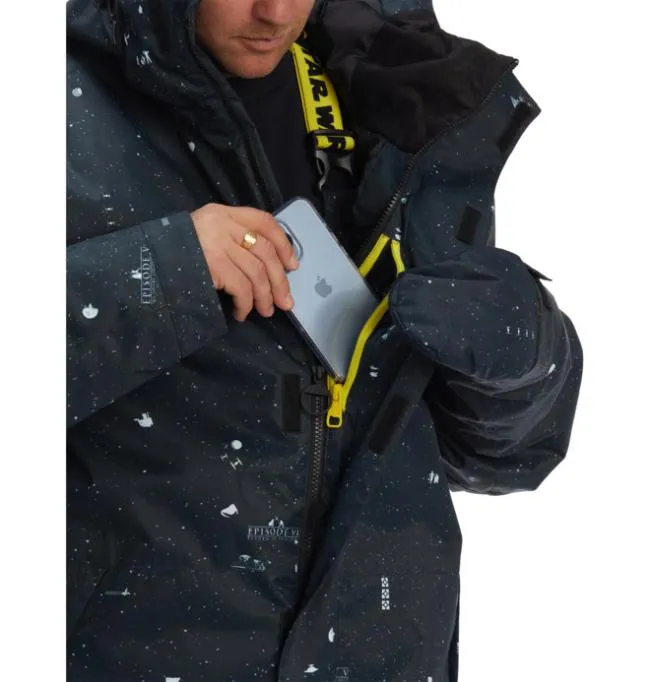 Men Snowboard Jackets DC Men039s Star Warstrade X DC Defy Insulated Snowboard Jacket BlackYellow Men Snowboard Jackets DC Men039s Star Warstrade X DC Defy Insulated Snowboard Jacket BlackYellow