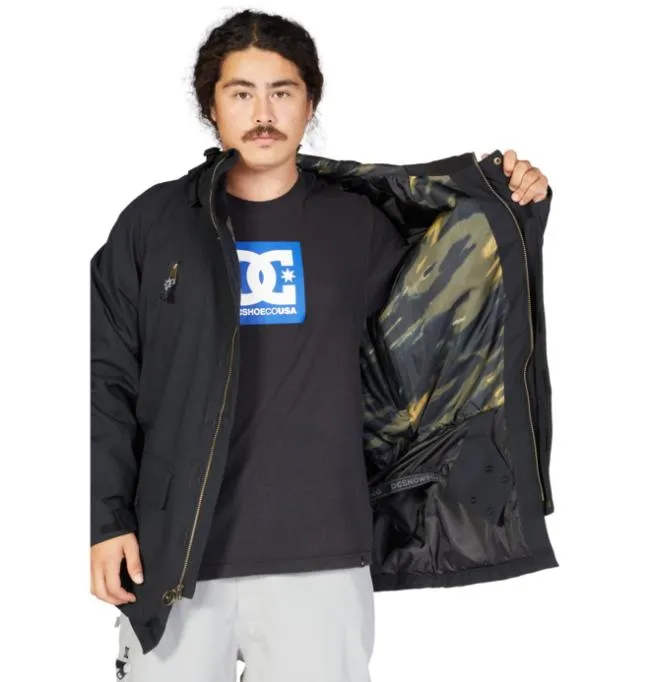 Men Snowboard Jackets DC Men039s Stealth 15K Insulated Snowboard Parka Jacket Black Men Snowboard Jackets DC Men039s Stealth 15K Insulated Snowboard Parka Jacket Black