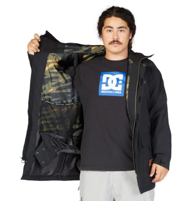 Men Snowboard Jackets DC Men039s Stealth 15K Insulated Snowboard Parka Jacket Black Men Snowboard Jackets DC Men039s Stealth 15K Insulated Snowboard Parka Jacket Black