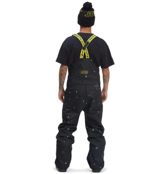 Men Snowboard Pants DC Men039s Star Warstrade X DC Docile Insulated Snow Bib Pants BlackYellow Men Snowboard Pants DC Men039s Star Warstrade X DC Docile Insulated Snow Bib Pants BlackYellow