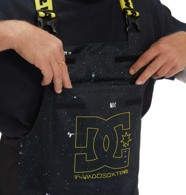 Men Snowboard Pants DC Men039s Star Warstrade X DC Docile Insulated Snow Bib Pants BlackYellow Men Snowboard Pants DC Men039s Star Warstrade X DC Docile Insulated Snow Bib Pants BlackYellow