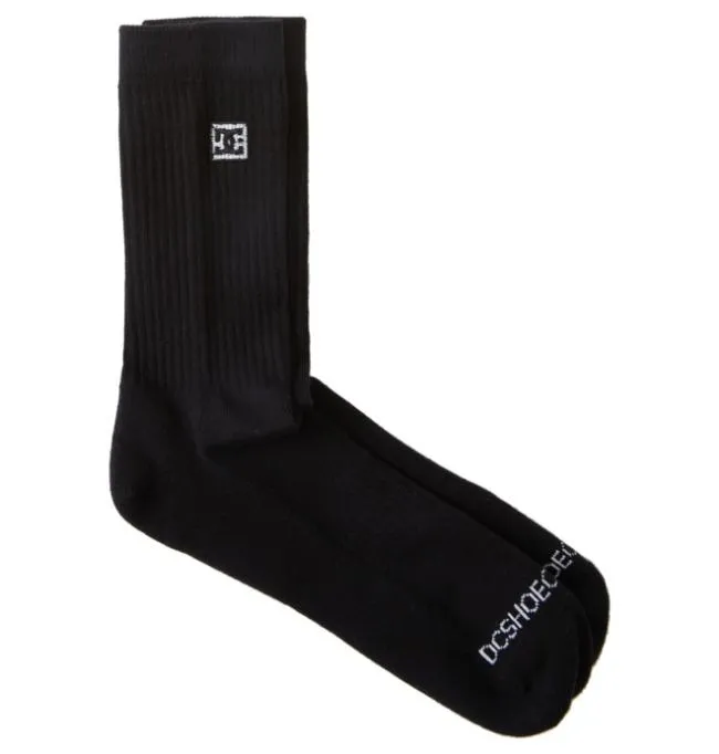 Men Socks DC Men039s DC Star 2Pack Crew Socks Black Men Socks DC Men039s DC Star 2Pack Crew Socks Black