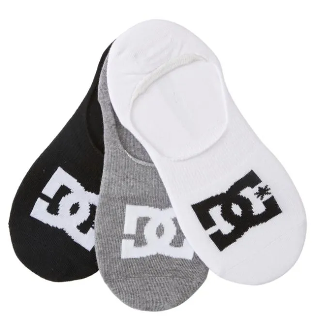 Men Socks DC Men039s DC Star Liner 3Pack NoShow Socks Multi