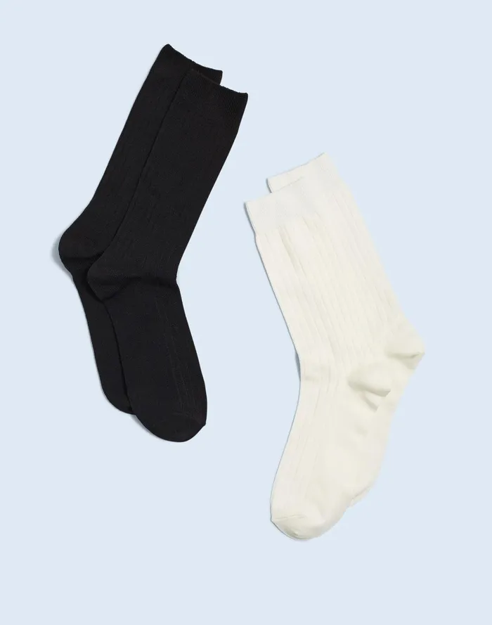 Men Socks Madewell TwoPack Loafer Trouser Socks