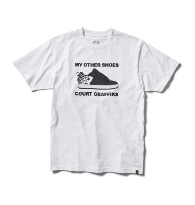 Men TShirts DC Men039s Bronze56K X DC Court Heritage TShirt White