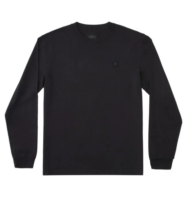 Men TShirts DC Men039s DC 1994 Long Sleeve TShirt Black Garment Dye
