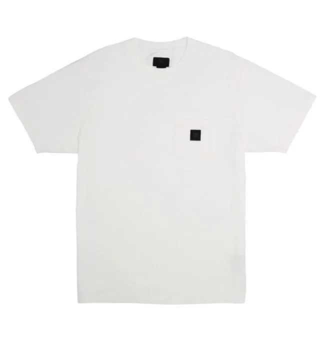 Men TShirts DC Men039s DC 1994 Pocket TShirt Lily White Garment Dye