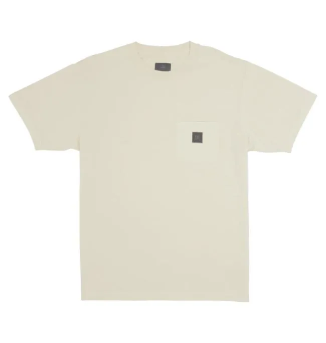Men TShirts DC Men039s DC 1994 Pocket TShirt Overcast Garment Dye