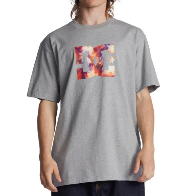 Men TShirts DC Men039s DC Star Fill Heritage TShirt Heather GreyWarm Ice Dye Men TShirts DC Men039s DC Star Fill Heritage TShirt Heather GreyWarm Ice Dye