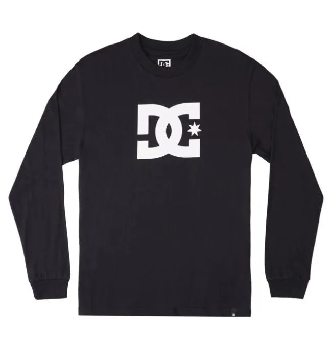 Men TShirts DC Men039s DC Star Long Sleeve TShirt Black