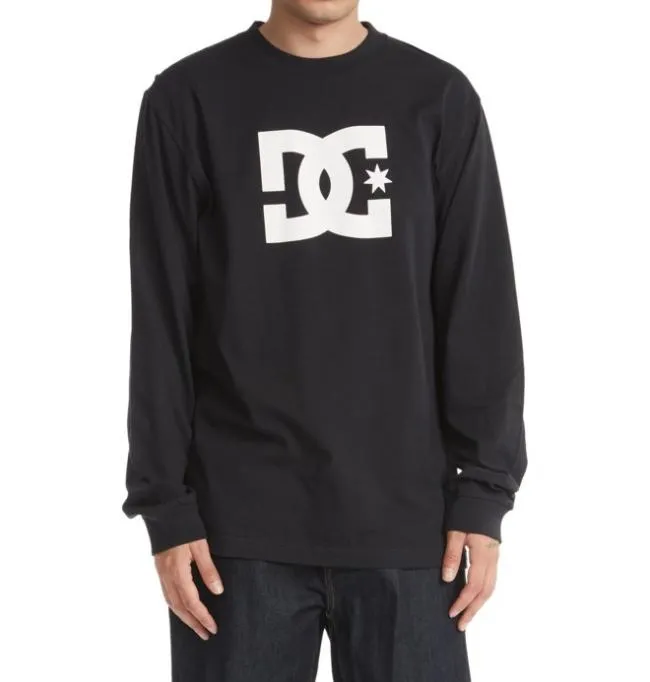 Men TShirts DC Men039s DC Star Long Sleeve TShirt Black Men TShirts DC Men039s DC Star Long Sleeve TShirt Black