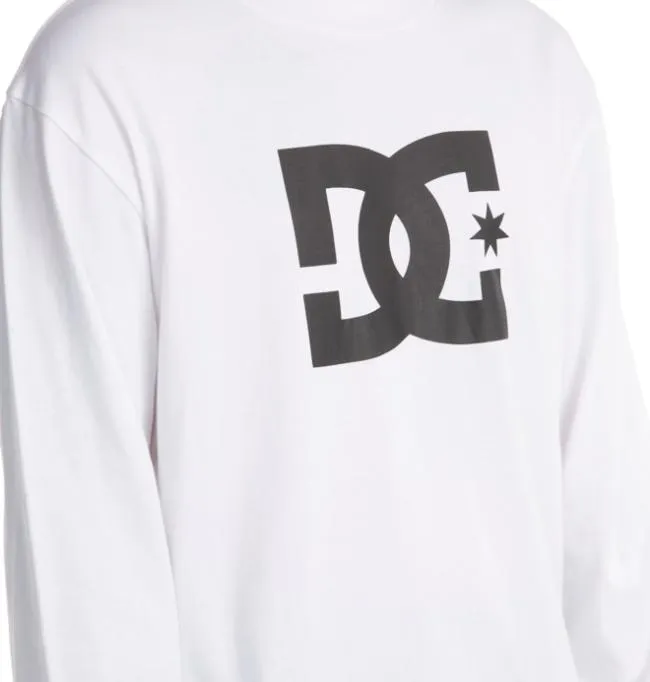 Men TShirts DC Men039s DC Star Long Sleeve TShirt White Men TShirts DC Men039s DC Star Long Sleeve TShirt White