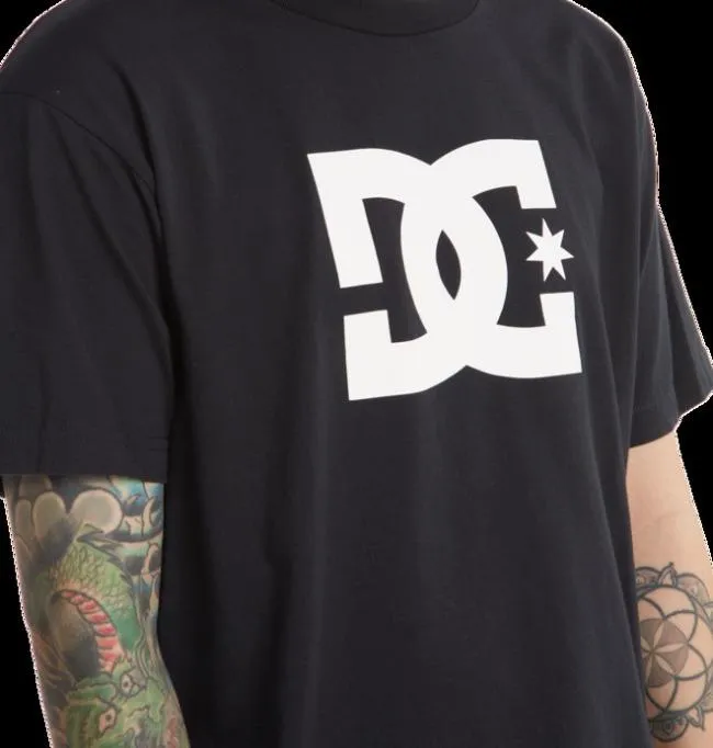 Men TShirts DC Men039s DC Star TShirt Black Men TShirts DC Men039s DC Star TShirt Black