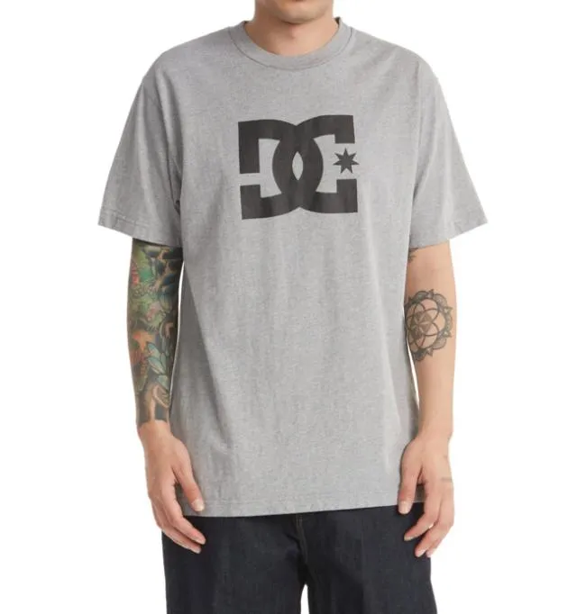 Men TShirts DC Men039s DC Star TShirt Heather Grey Men TShirts DC Men039s DC Star TShirt Heather Grey