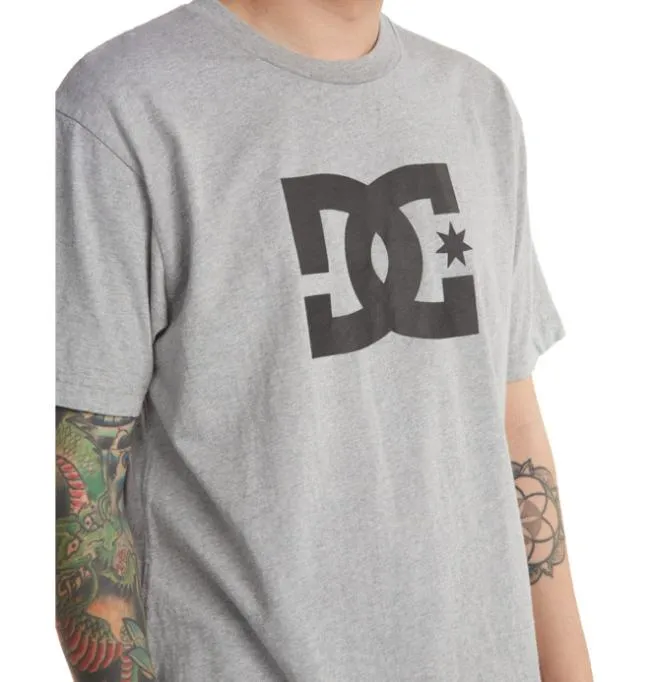 Men TShirts DC Men039s DC Star TShirt Heather Grey Men TShirts DC Men039s DC Star TShirt Heather Grey