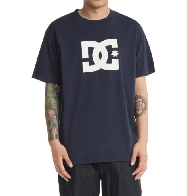 Men TShirts DC Men039s DC Star TShirt Navy Blazer Men TShirts DC Men039s DC Star TShirt Navy Blazer