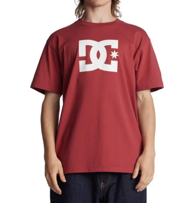 Men TShirts DC Men039s DC Star TShirt Red Earth Men TShirts DC Men039s DC Star TShirt Red Earth