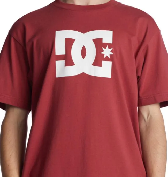 Men TShirts DC Men039s DC Star TShirt Red Earth Men TShirts DC Men039s DC Star TShirt Red Earth