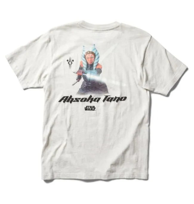 Men TShirts DC Men039s Star Warstrade DC Ahsoka Tano TShirt Snow Heather