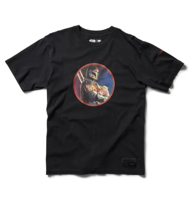 Men TShirts DC Men039s Star Warstrade DC Mando And The Child TShirt Black Pigment Dye Men TShirts DC Men039s Star Warstrade DC Mando And The Child TShirt Black Pigment Dye