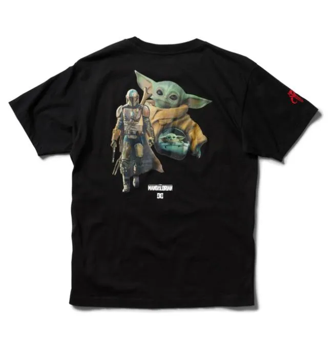 Men TShirts DC Men039s Star Warstrade DC Mando Glamour Shot TShirt Black