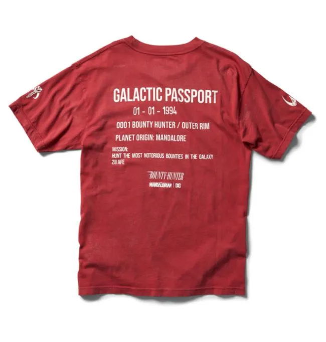 Men TShirts DC Men039s Star Warstrade DC Mando Passport TShirt Syrah Pigment Dye Men TShirts DC Men039s Star Warstrade DC Mando Passport TShirt Syrah Pigment Dye