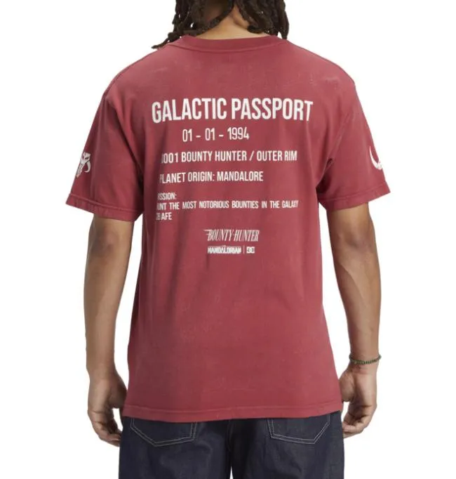 Men TShirts DC Men039s Star Warstrade DC Mando Passport TShirt Syrah Pigment Dye Men TShirts DC Men039s Star Warstrade DC Mando Passport TShirt Syrah Pigment Dye