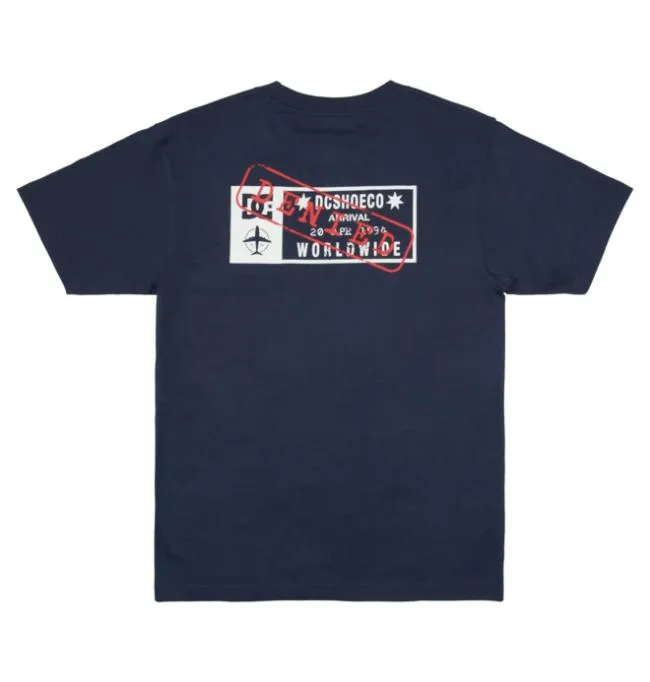 Men TShirts DC Men039s Wes Kremer Traveler TShirt Navy Blazer Men TShirts DC Men039s Wes Kremer Traveler TShirt Navy Blazer
