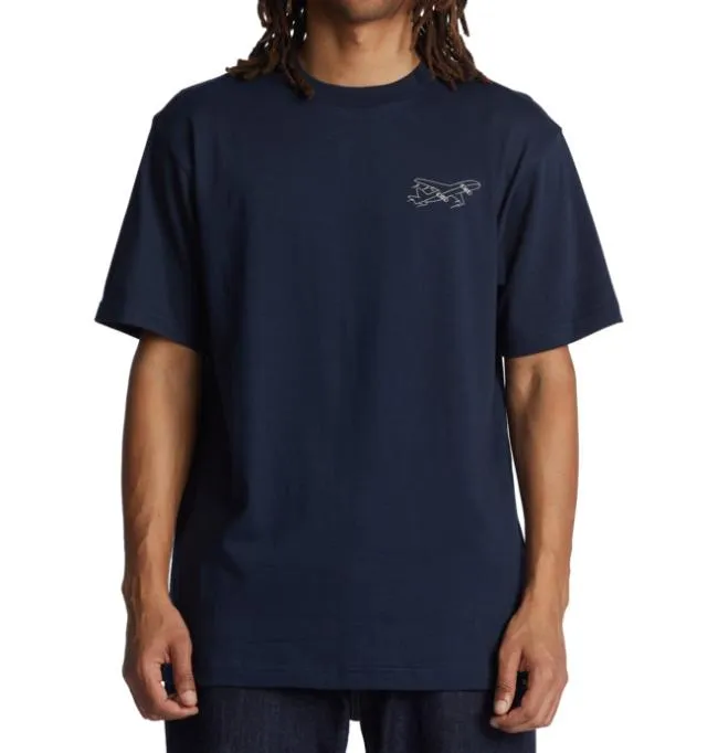 Men TShirts DC Men039s Wes Kremer Traveler TShirt Navy Blazer Men TShirts DC Men039s Wes Kremer Traveler TShirt Navy Blazer