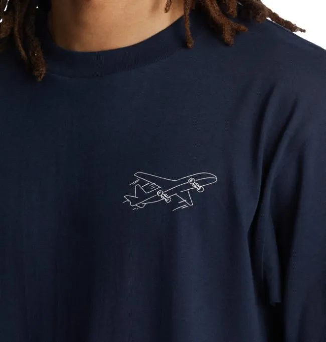 Men TShirts DC Men039s Wes Kremer Traveler TShirt Navy Blazer Men TShirts DC Men039s Wes Kremer Traveler TShirt Navy Blazer