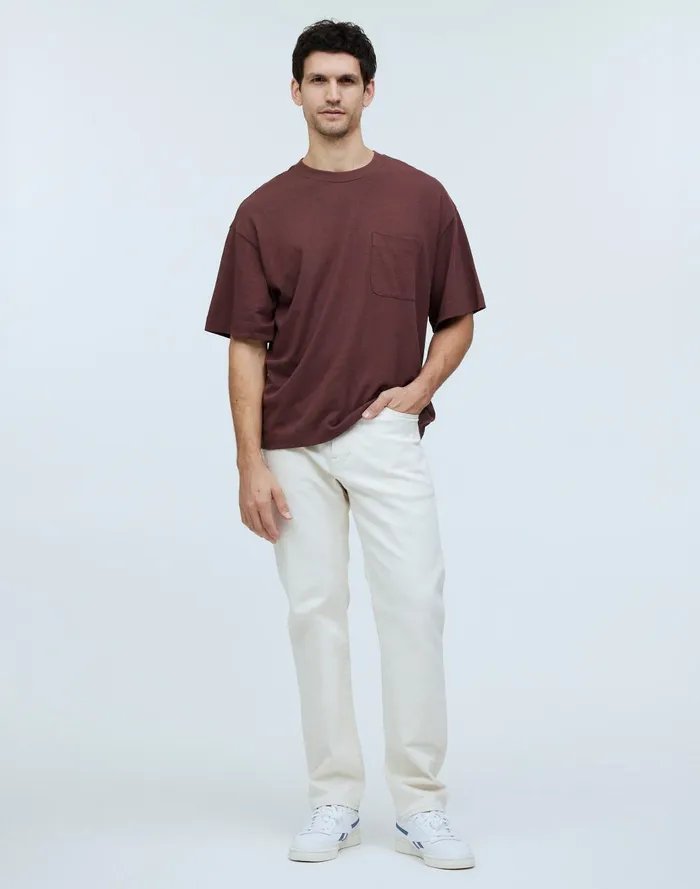 Men Tees Madewell CottonLinen Blend Boxy Tee