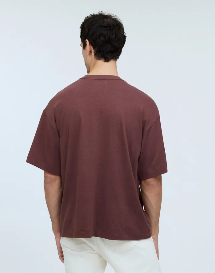 Men Tees Madewell CottonLinen Blend Boxy Tee