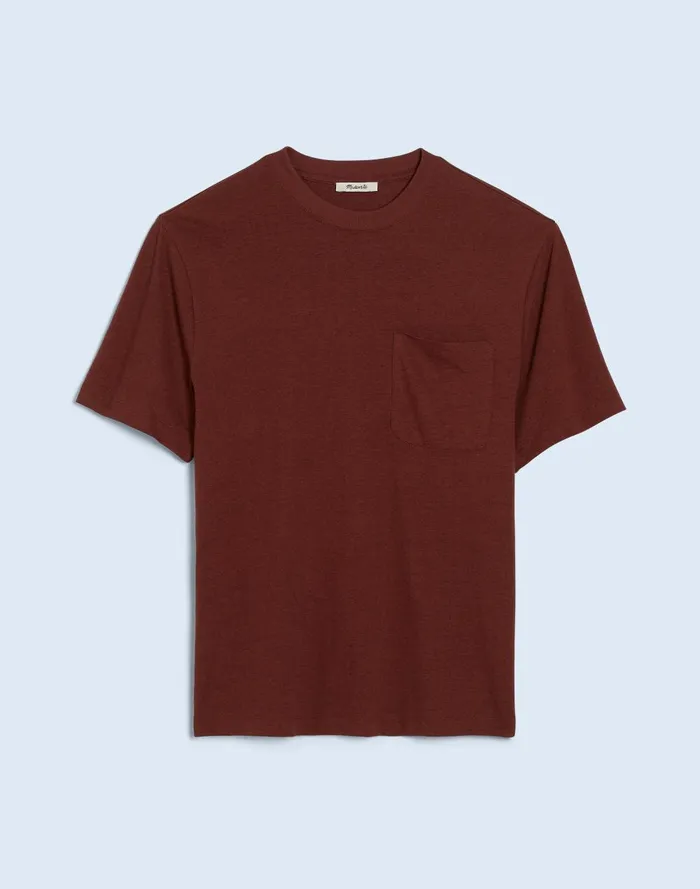 Men Tees Madewell CottonLinen Blend Boxy Tee