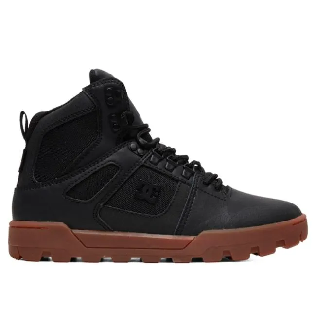 Men Winter Boots DC Men039s Pure WaterResistant Winter Boots BlackGum