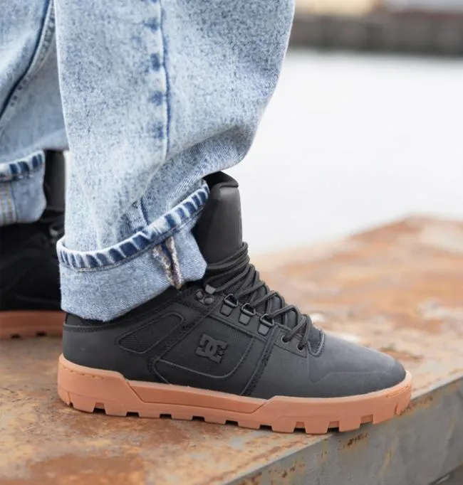 Men Winter Boots DC Men039s Pure WaterResistant Winter Boots BlackGum Men Winter Boots DC Men039s Pure WaterResistant Winter Boots BlackGum