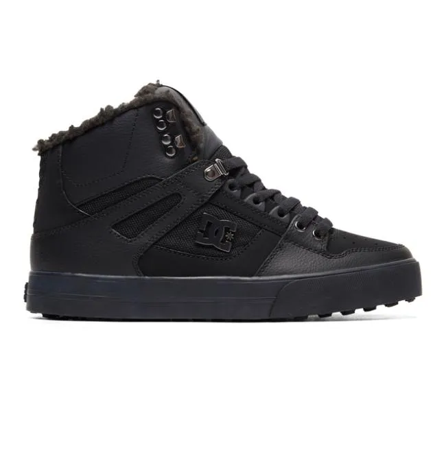 Men Winter Boots DC Men039s Pure Winter Shoes BlackBlackBlack