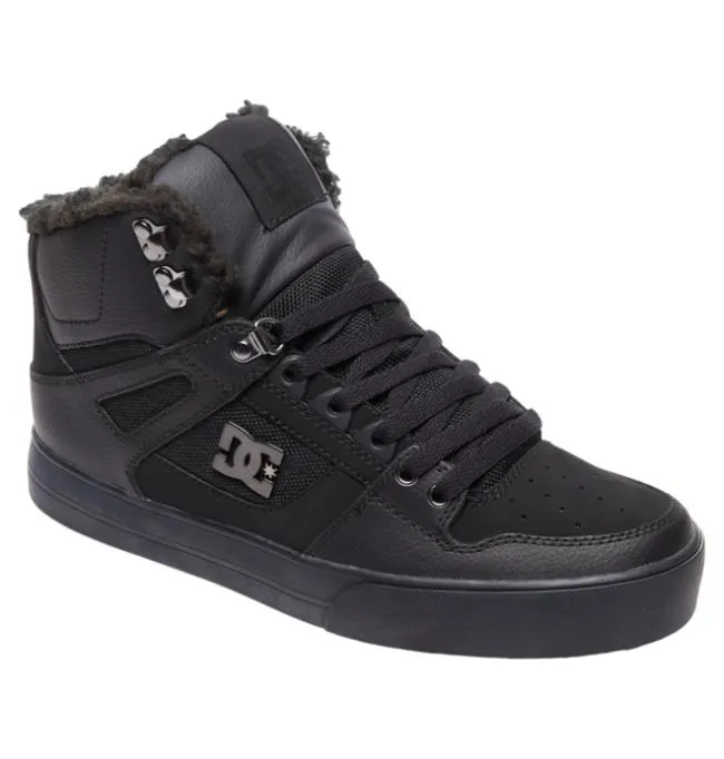 Men Winter Boots DC Men039s Pure Winter Shoes BlackBlackBlack