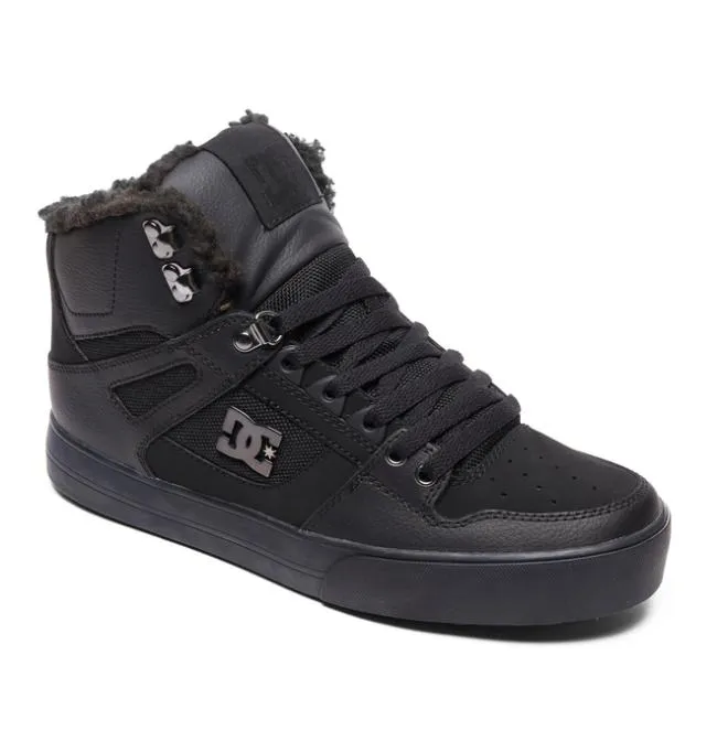 Men Winter Boots DC Men039s Pure Winter Shoes BlackBlackBlack