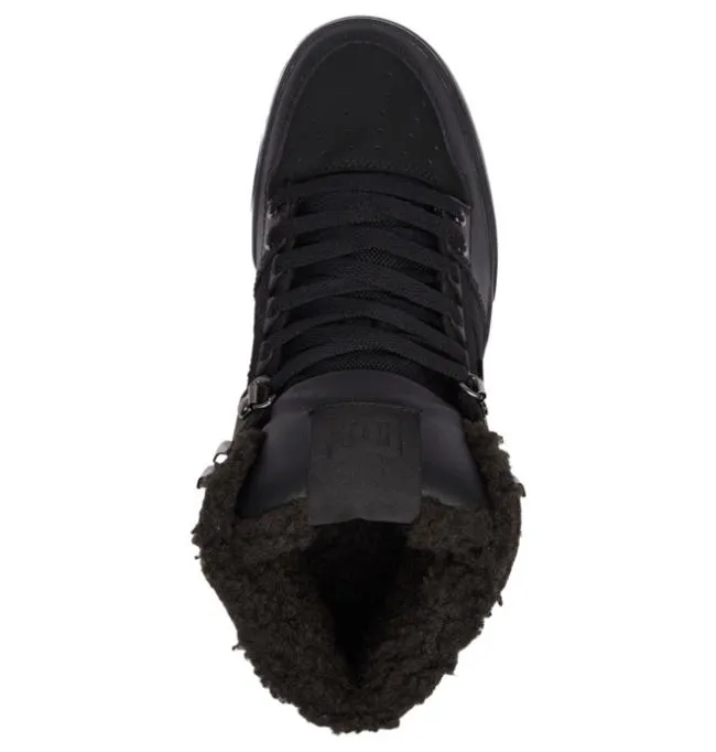 Men Winter Boots DC Men039s Pure Winter Shoes BlackBlackBlack