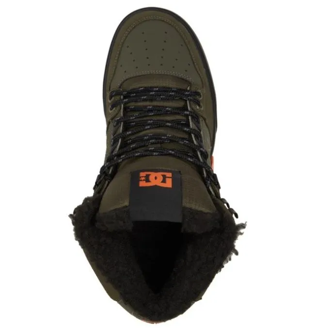 Men Winter Boots DC Men039s Pure Winter Shoes Dusty OliveOrange